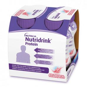 Nutridrink Protein, rześki smak czerwonych owoców, płyn, 4 x 125 ml - zdjęcie produktu