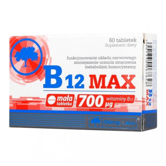 Olimp B12 MAX, tabletki, 60 szt. Olimp B12 MAX, tabletki, 60 szt. - zdjęcie produktu