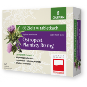 Ostropest plamisty, tabletki, 60 szt. - zdjęcie produktu