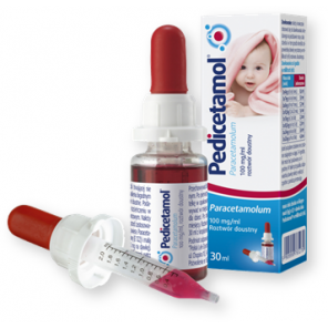 Pedicetamol, (100 mg/ml), krople, 30 ml - zdjęcie produktu