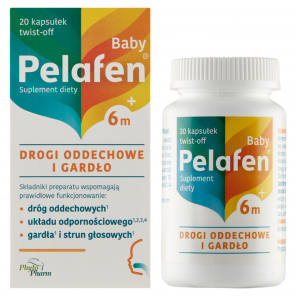 Pelafen Baby 6m+, kapsułki twist-off, 20 szt. - zdjęcie produktu
