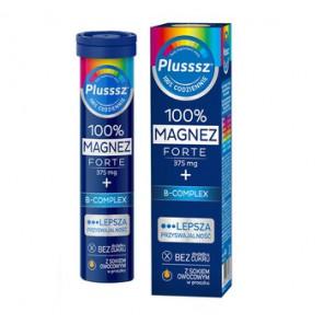 Plusssz 100% Magnez Forte + B-complex, tabletki musujące, 20 szt. - zdjęcie produktu
