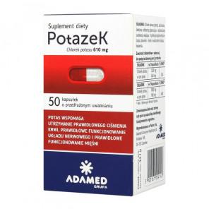 Potazek, kapsułki o zmodyfikowanym uwalnianiu, 50 szt. - zdjęcie produktu