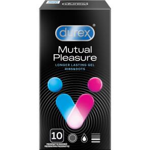 Durex Mutual Pleasure Prezerwatywy z Wypustkami Opóźniające Wytrysk (10 szt.) - zdjęcie produktu