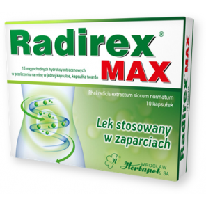 Radirex MAX, kapsułki twarde, 10 szt. - zdjęcie produktu