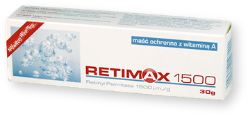 Retimax 1500, maść ochronna z witaminą A, 30 g
