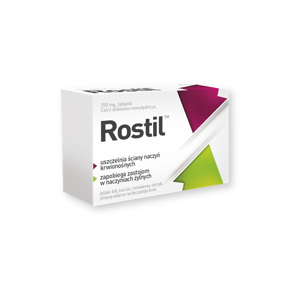 Rostil, 250 mg, tabletki, 30 szt. Rostil, 250 mg, tabletki, 30 szt. - zdjęcie produktu