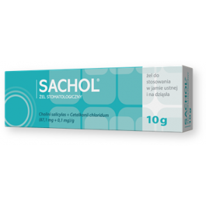 Sachol żel stomatologiczny, żel do stosowania w jamie ustnej i na dziąsła, 10 g - zdjęcie produktu