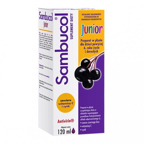 Sambucol Junior, płyn, 120 ml Sambucol Junior, płyn, 120 ml - zdjęcie produktu