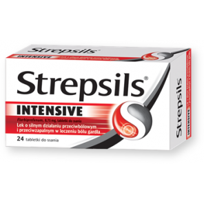 Strepsils Intensive, tabletki do ssania, 24 szt. - zdjęcie produktu