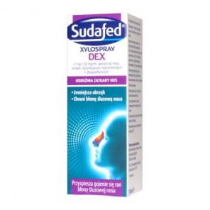 Sudafed Xylospray DEX, 1 mg+50 mg/ml, aerozol do nosa, 10 ml - zdjęcie produktu