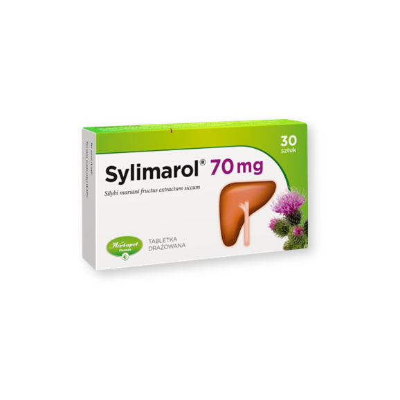Sylimarol 70 mg, drażetki, 30 szt. Sylimarol 70 mg, drażetki, 30 szt. - zdjęcie produktu