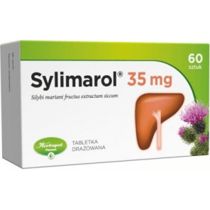 Sylimarol, 35 mg, drażetki, 60 szt. - zdjęcie produktu
