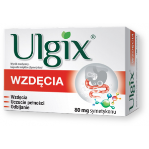 Ulgix Wzdęcia, 80 mg, kapsułki miękkie, 100 szt. - zdjęcie produktu