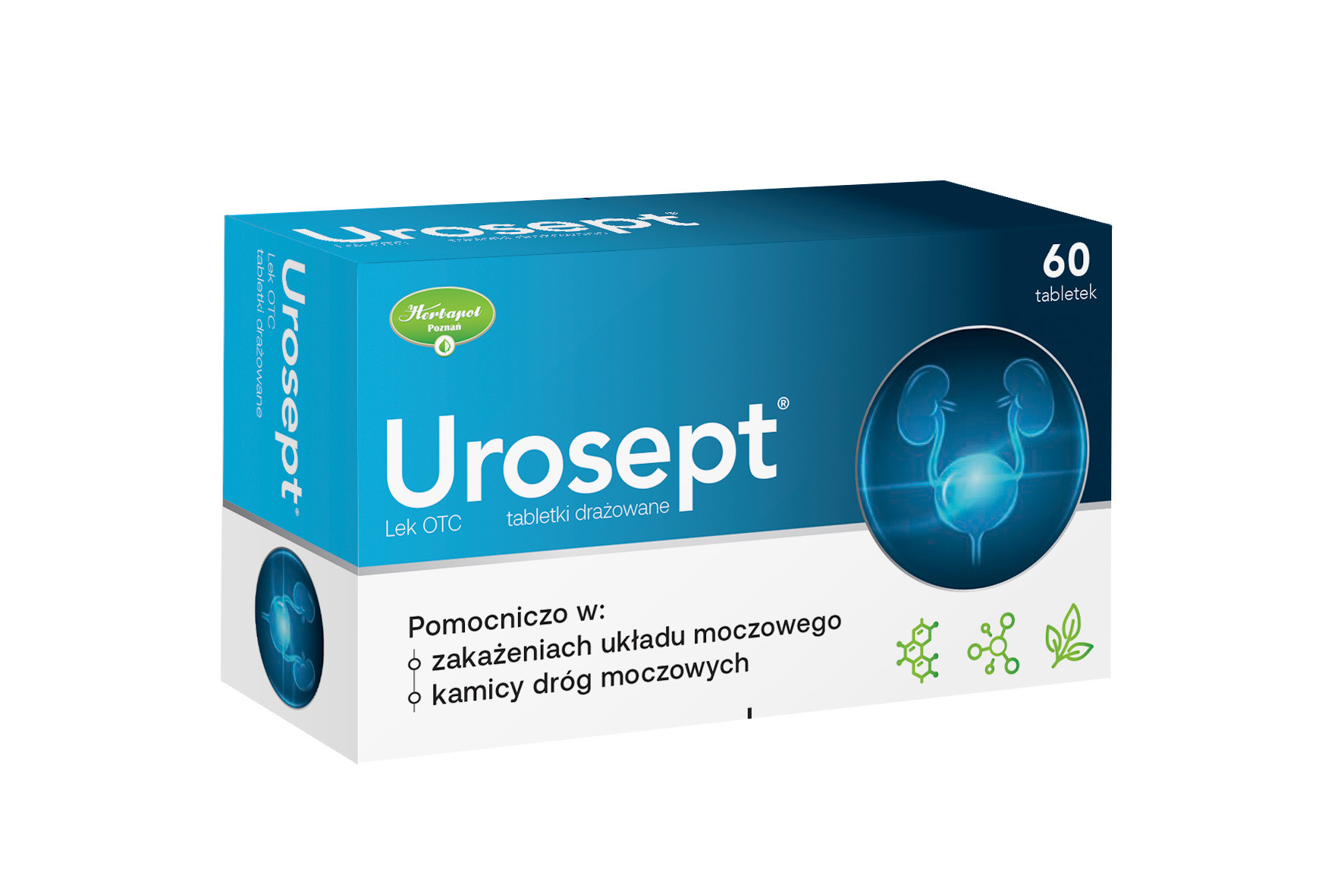 Urosept, tabletki drażowane, 60 szt.