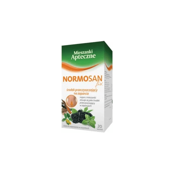 Normosan fix, zioła do zaparzania, 1,4 g, 20 szt. Normosan fix, zioła do zaparzania, 1,4 g, 20 szt. - zdjęcie produktu