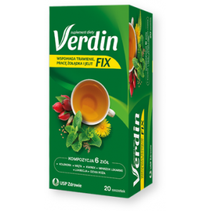 Verdin fix, saszetki, 20 szt. - zdjęcie produktu