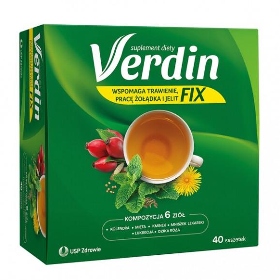 Verdin fix, saszetki, 40 szt. Verdin fix, saszetki, 40 szt. - zdjęcie produktu