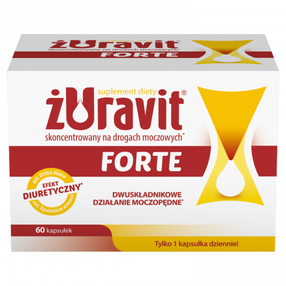 Żuravit Forte, kapsułki twarde, 60 szt. Żuravit Forte, kapsułki twarde, 60 szt. - zdjęcie produktu