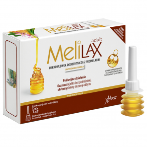 Melilax Adult, mikrowlewka doodbytnicza dla dorosłych i młodzieży, 6 szt. - zdjęcie produktu