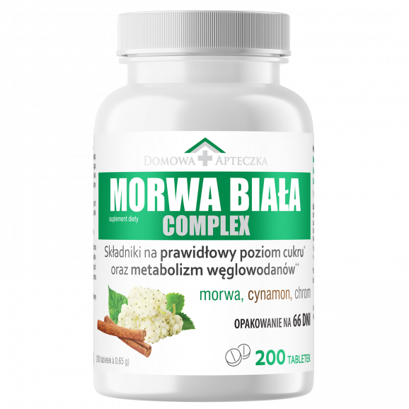 Domowa Apteczka, Morwa Biała Complex, tabletki, 200 szt. Domowa Apteczka, Morwa Biała Complex, tabletki, 200 szt. - zdjęcie produktu