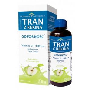 Tran z rekina Domowa Apteczka smak jabłkowy emulsja 250 ml - zdjęcie produktu