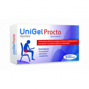UniGel Aurovitas Procto, czopki, 5 szt. - zdjęcie produktu