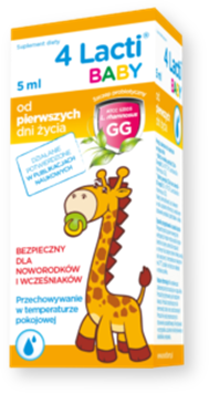 4 Lacti Baby, krople, 5 ml