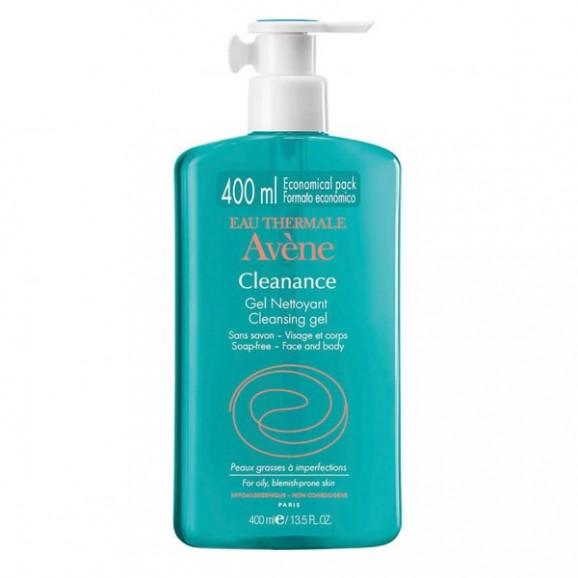 Avene Cleanance, żel oczyszczający, skóra tłusta z niedoskonałościami, 400 ml Avene Cleanance, żel oczyszczający, skóra tłusta z niedoskonałościami, 400 ml - zdjęcie produktu