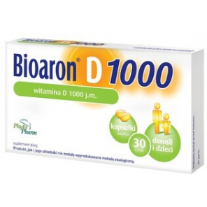 Bioaron Witamina D 1000 j.m., kapsułki miękkie, 90 szt. - zdjęcie produktu