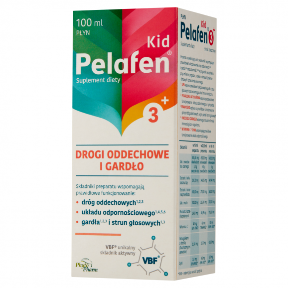 Pelafen Kid 3+, syrop, 100 ml. Pelafen Kid 3+, syrop, 100 ml. - zdjęcie produktu