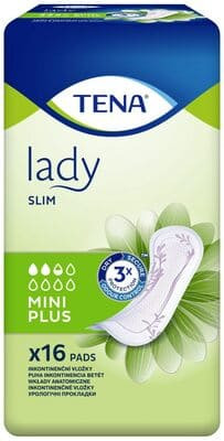 Tena Lady Slim Mini Plus, specjalistyczne podpaski, 16 szt.