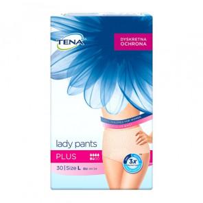 Majtki chłonne TENA Lady Plus Creme L pieluchomajtki pieluchy dla dorosłych - zdjęcie produktu