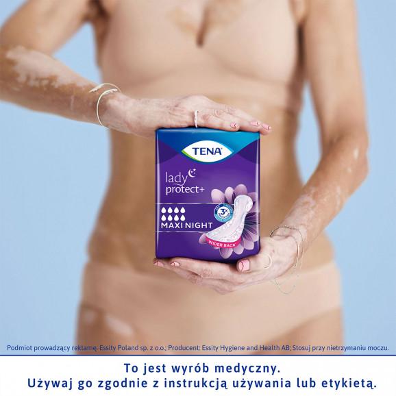 Tena Lady Protect+ Maxi Night, podpaski specjalistyczne, 12 szt. - zdjęcie produktu