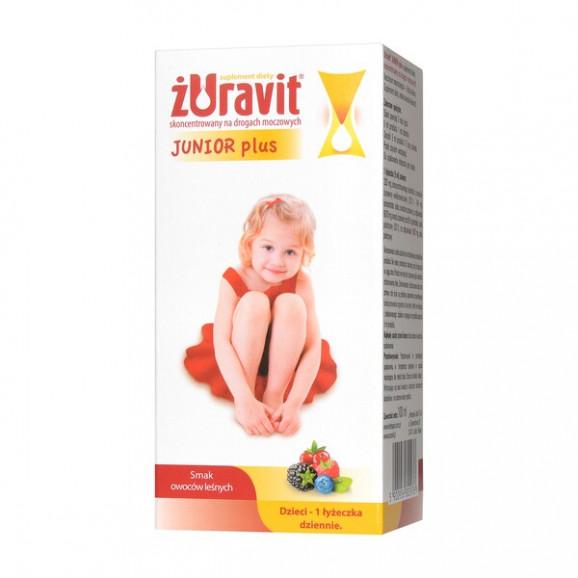 Żuravit Junior plus, płyn, 100 ml Żuravit Junior plus, płyn, 100 ml - zdjęcie produktu