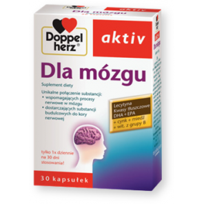 Doppelherz aktiv Dla mózgu, kapsułki, 30 szt. - zdjęcie produktu