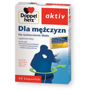 Doppelherz aktiv Dla Mężczyzn, kapsułki, 30 szt. - zdjęcie produktu