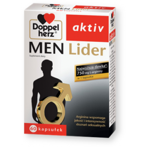 Doppelherz aktiv Men Lider, kapsułki, 60 szt. - zdjęcie produktu