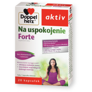 Doppelherz aktiv Na uspokojenie Forte, kapsułki, 20 szt. - zdjęcie produktu