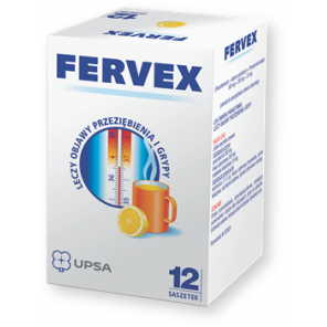 Fervex, granulat w saszetkach do sporządzania roztworu doustnego, 12 szt. - zdjęcie produktu