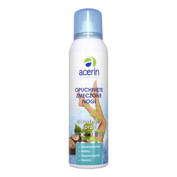 Acerin Cool Fresh, spray chłodzący na opuchnięte i zmęczone nogi, 150 ml