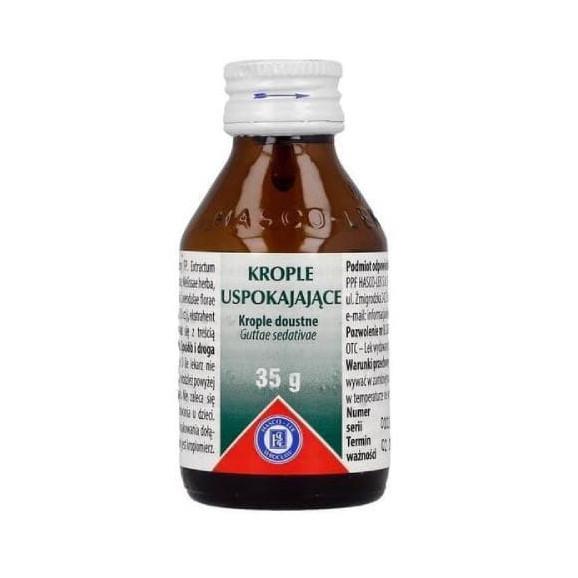 Krople uspokajające, 35 g (Hasco) Krople uspokajające, 35 g (Hasco) - zdjęcie produktu