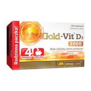 Olimp Gold-Vit D3 2000, tabletki, 120 szt. - zdjęcie produktu