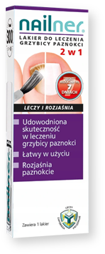 Nailner, lakier przeciw grzybicy paznokci, 2w1, 5 ml