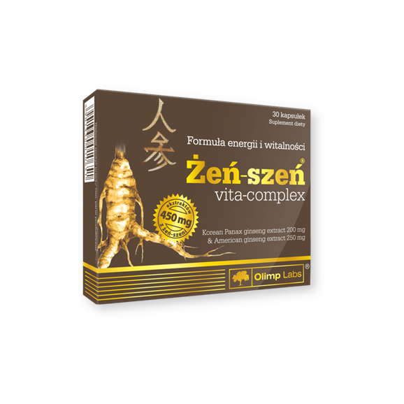 Olimp Żeń-Szeń Vita Complex, kapsułki, 30 szt. Olimp Żeń-Szeń Vita Complex, kapsułki, 30 szt. - zdjęcie produktu