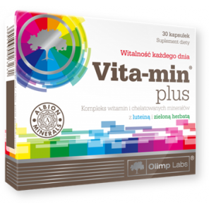 Olimp Vita-Min Plus z luteiną i zieloną herbatą, kapsułki, 30 szt. - zdjęcie produktu