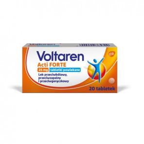 Voltaren Acti Forte, 25 mg, tabletki, 20 szt. - zdjęcie produktu