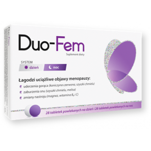 Duo-Fem, tabletki na dzień, 28 szt + tabletki na noc, 28 szt. - zdjęcie produktu