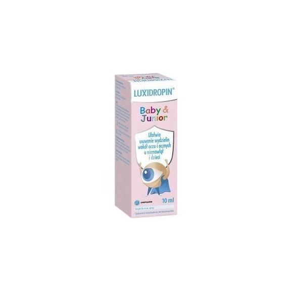 Luxidropin Baby & Junior, krople do oczu, 10 ml. Luxidropin Baby & Junior, krople do oczu, 10 ml. - zdjęcie produktu