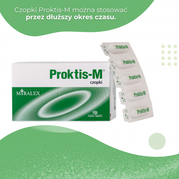 Proktis-M, czopki doodbytnicze, 10 szt. - zdjęcie produktu